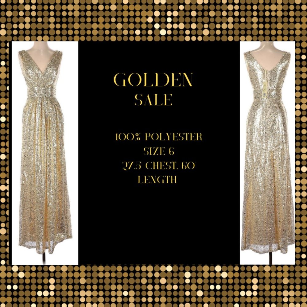 Gold dress